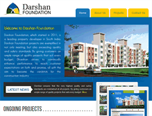 Tablet Screenshot of darshanfoundation.com